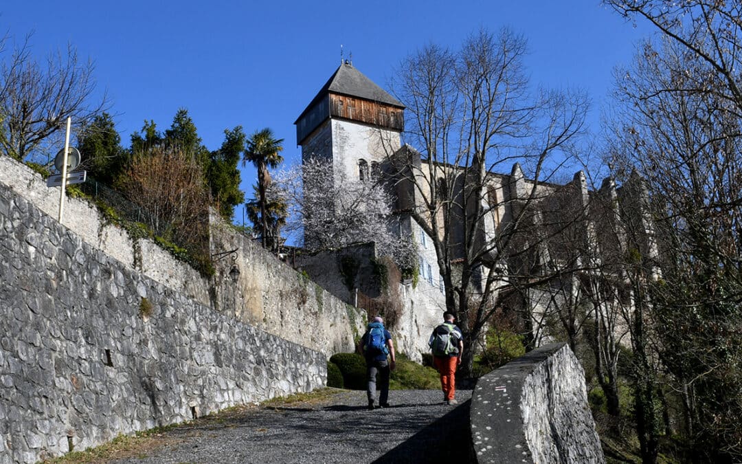 L'arrivée du GR à Saint-Bertrand-de-Comminges